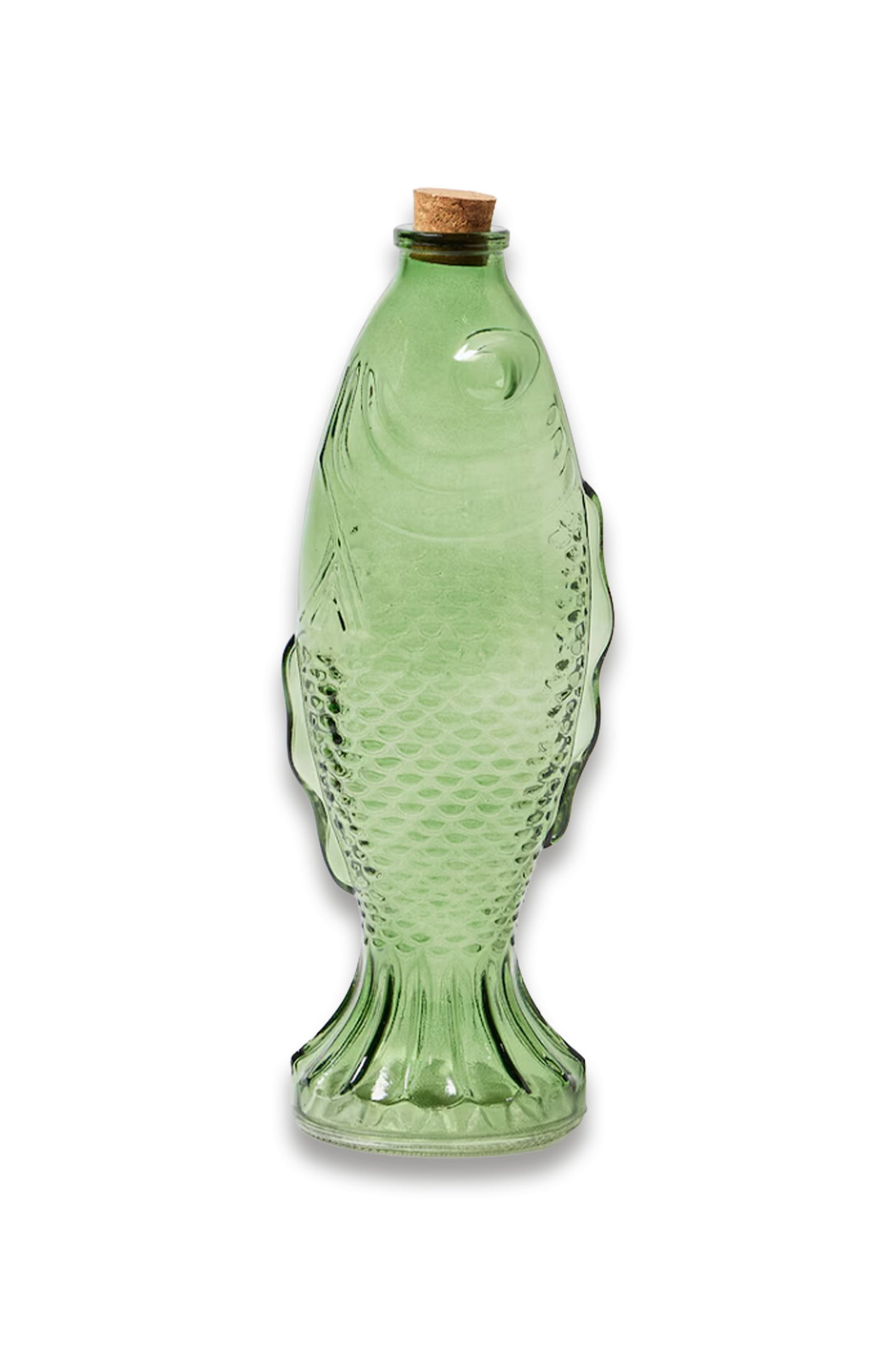 Fish Green Glass Carafe