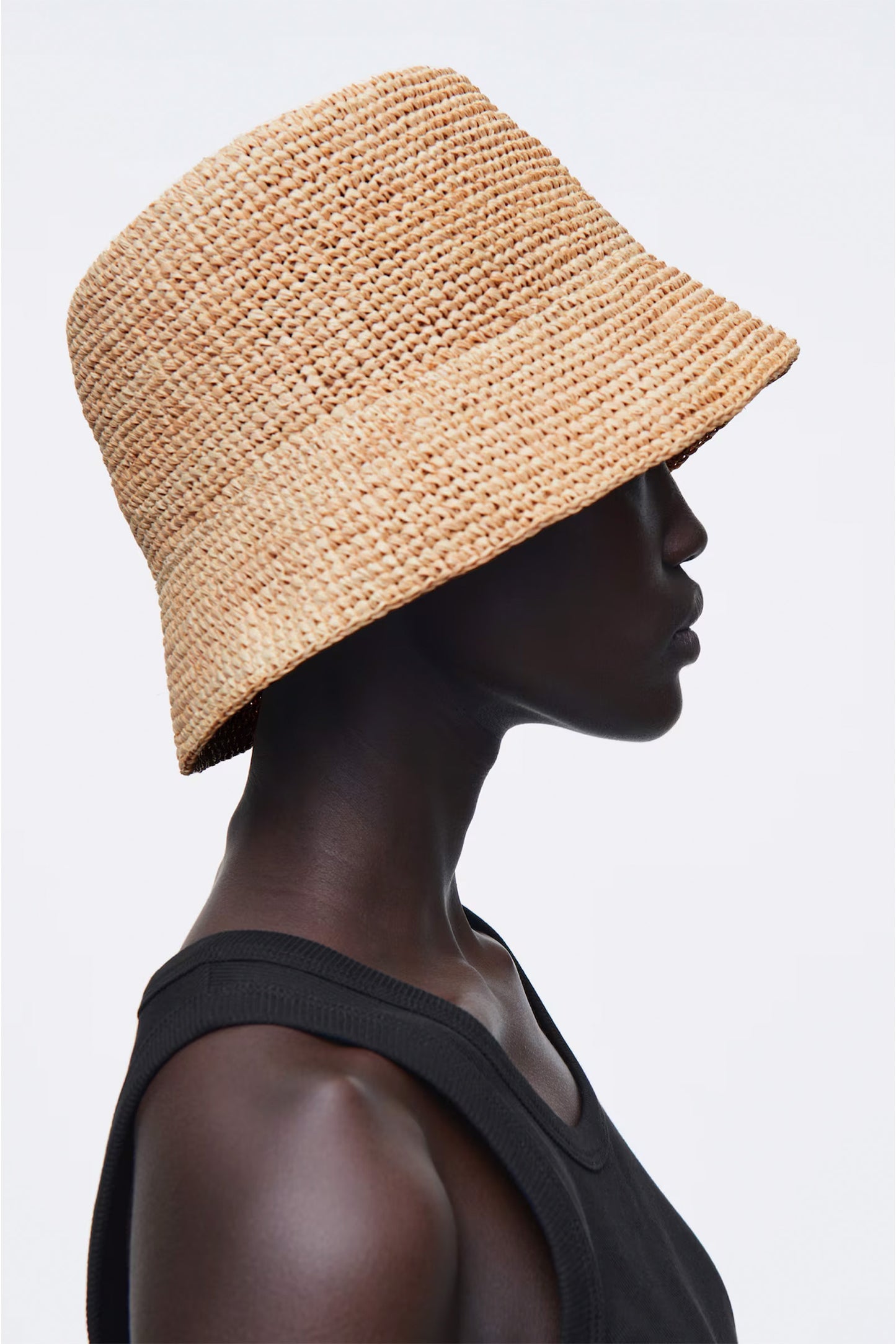 Straw Bucket Hat