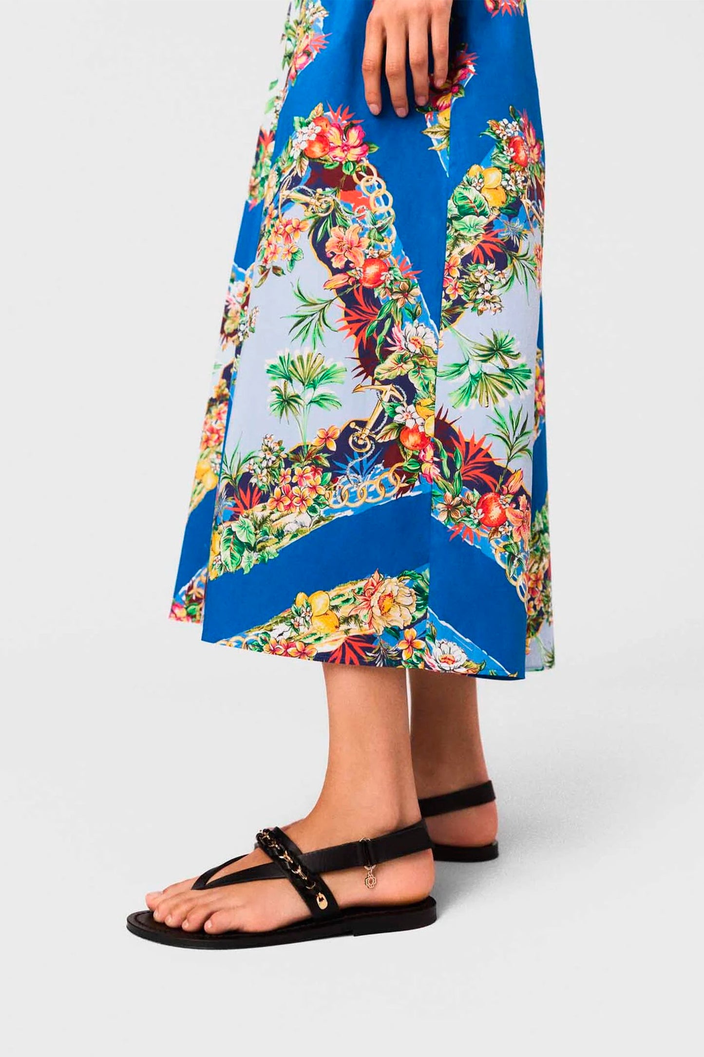 K.Jacques flat leather sandals