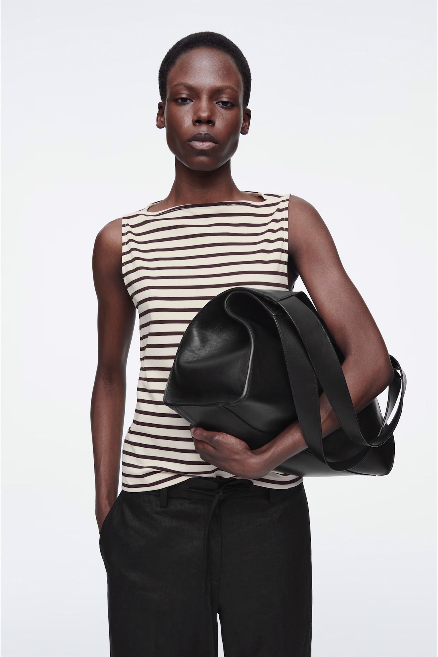 Boat-Neck Tank Top