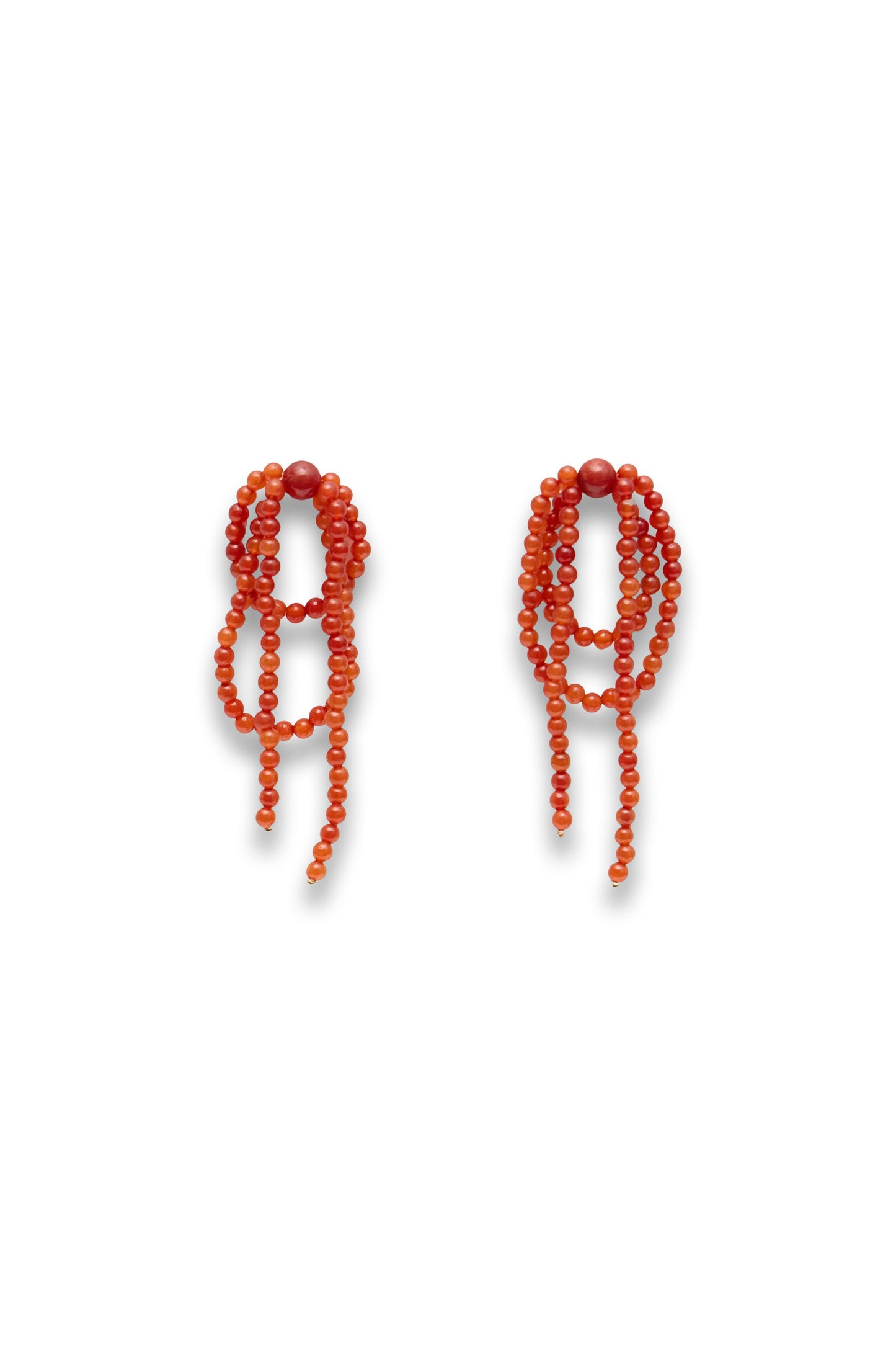 Cascading Beaded Earrings