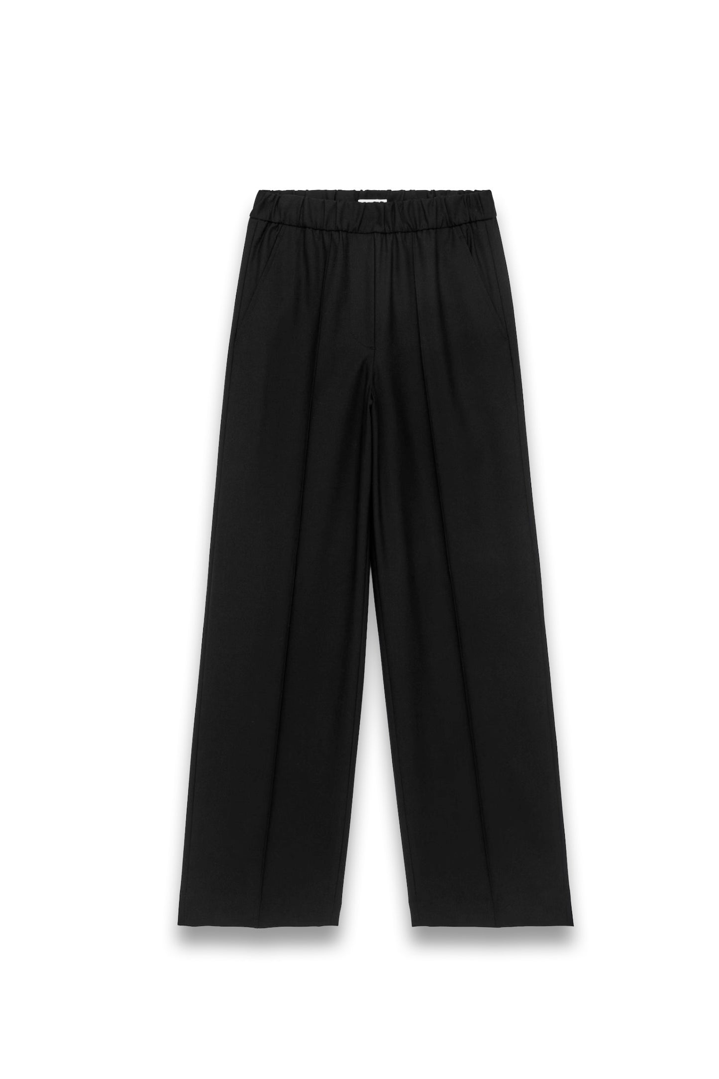 Elastic Waist Tailored Trousers