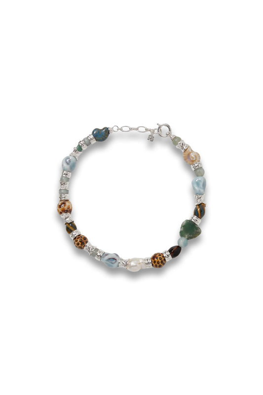 Maxina Necklace with Semi-Precious Stones