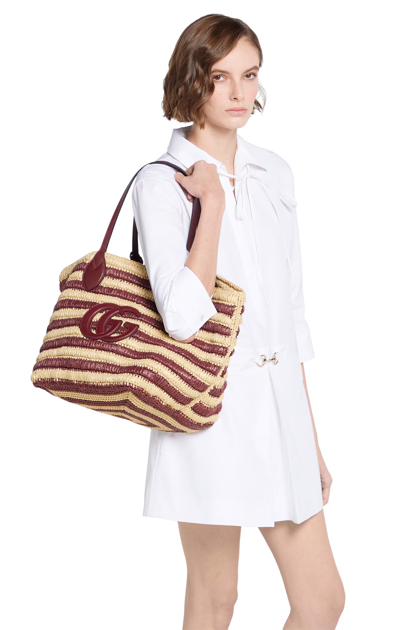 Woven Medium Tote Bag