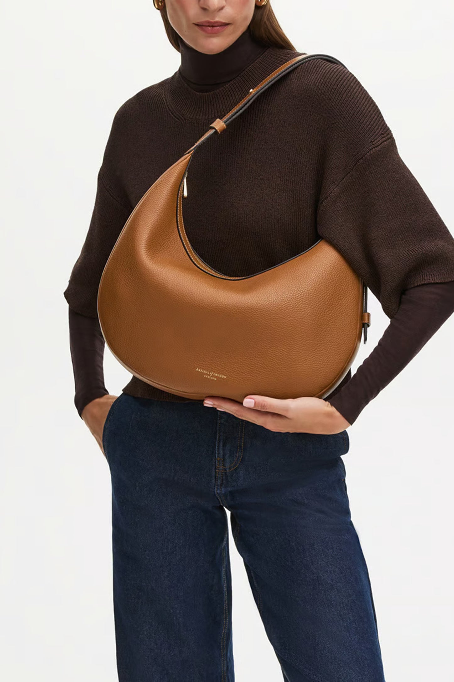 Hudson Slouchy Crescent Bag