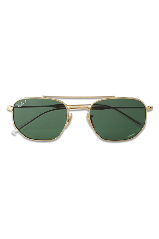 Aviator Gold-tone Sunglasses