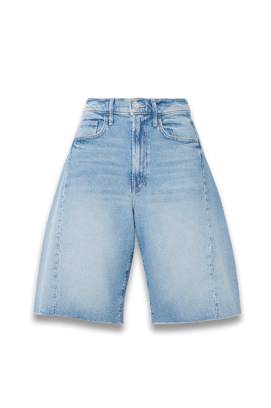The Half Pipe Bermuda Fray Denim Shorts