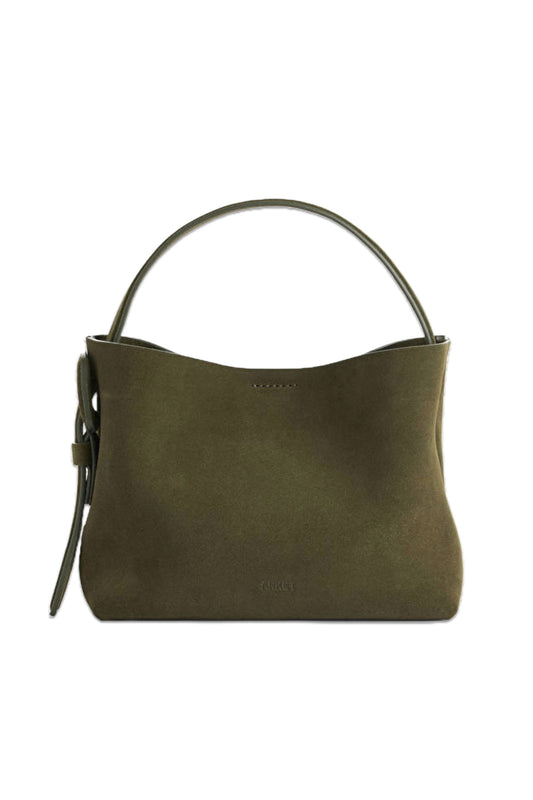 Suede Crossbody Bag