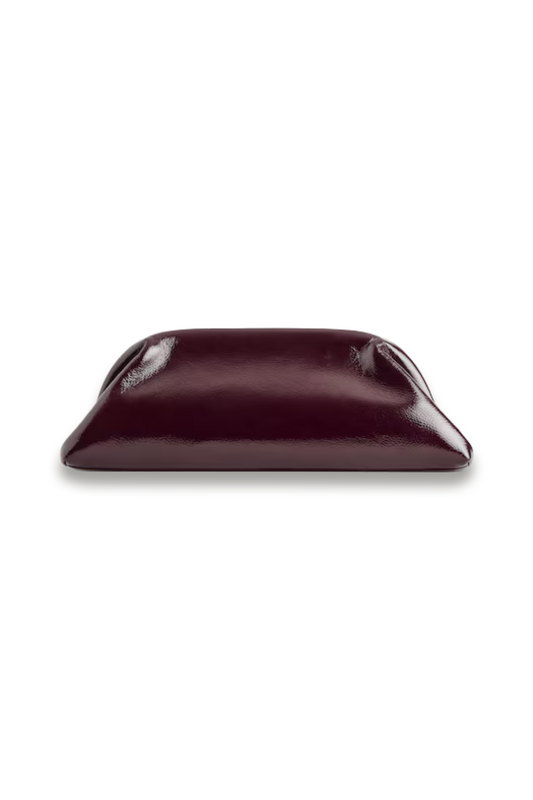 Ingot Clutch Bag in Bordeaux