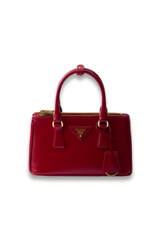 Galleria Patent Saffiano Leather Mini-bag
