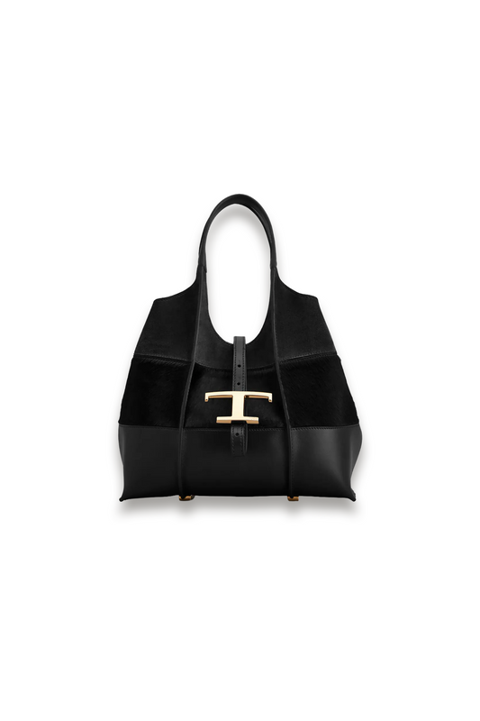 T Timeless Shopping Bag in Leather Mini