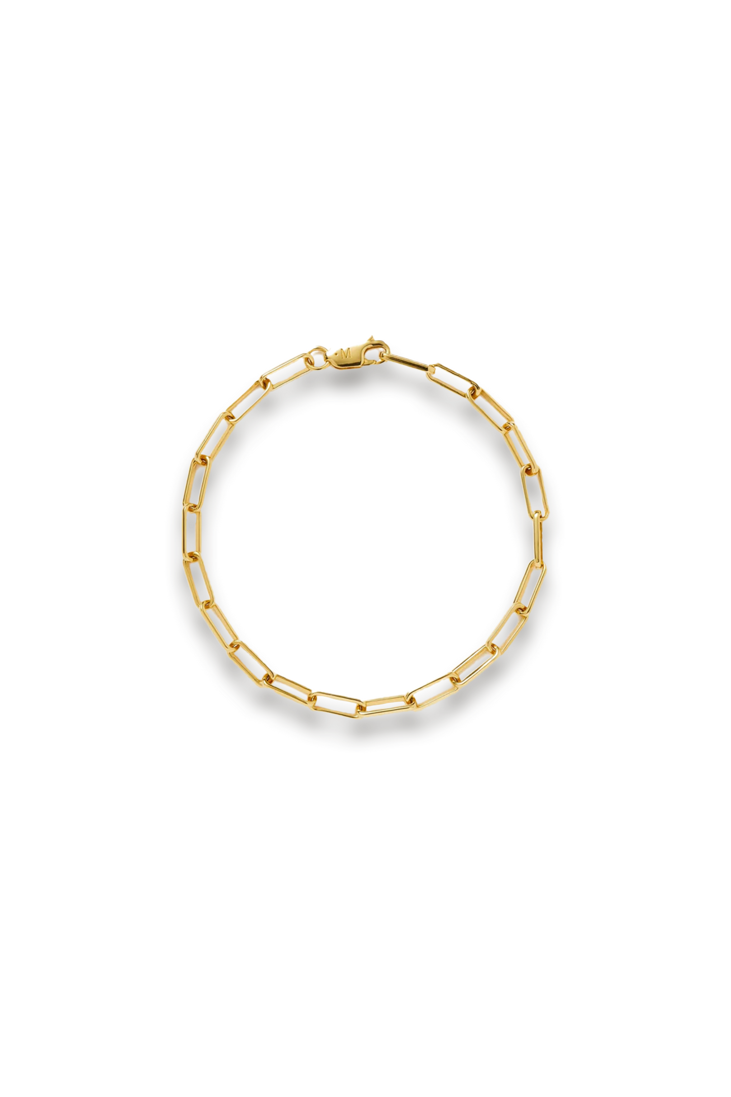 Classic Mini Paperclip Chain Bracelet