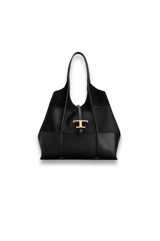 T Timeless Shopping Bag in Leather Medium