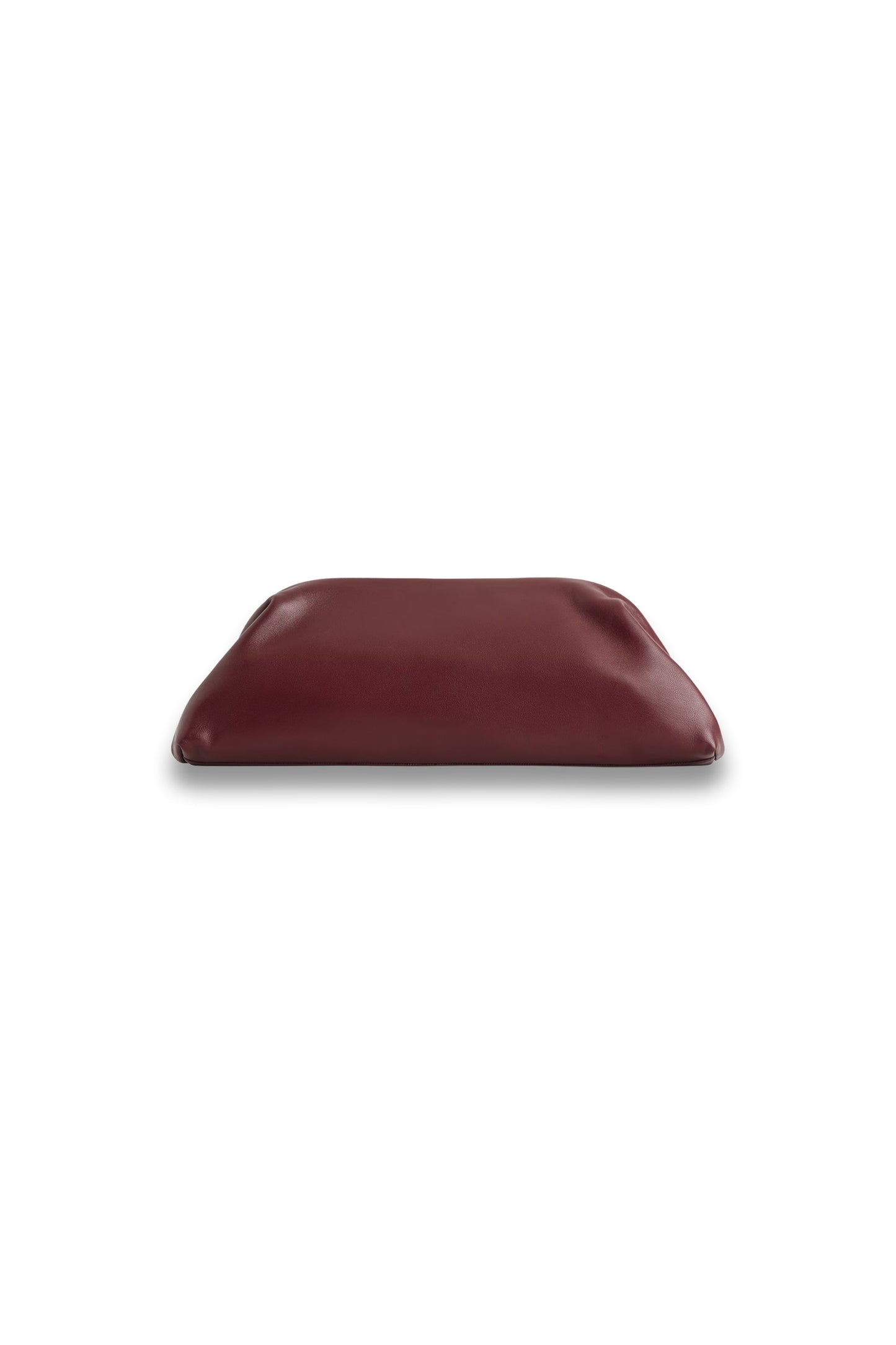 Ingot Clutch Bag in Wine Red