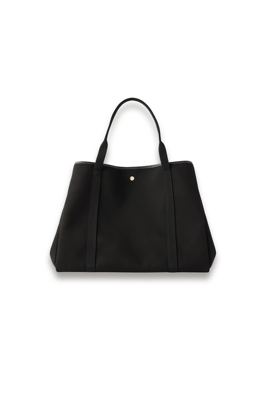 Traversée XL Webbing and Leather-trimmed Canvas Tote