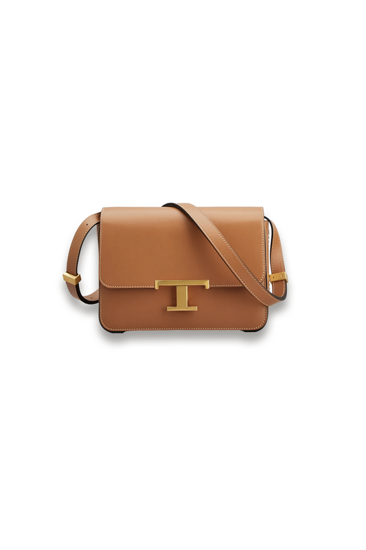 T Timeless Crossbody Bag in Leather Mini