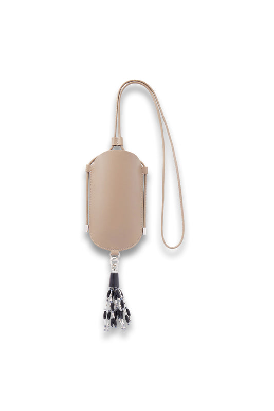 Lunette Tasseled Leather Pouch