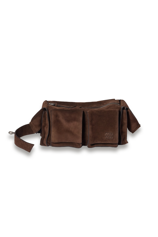 Utilitaire Suede Shoulder Bag