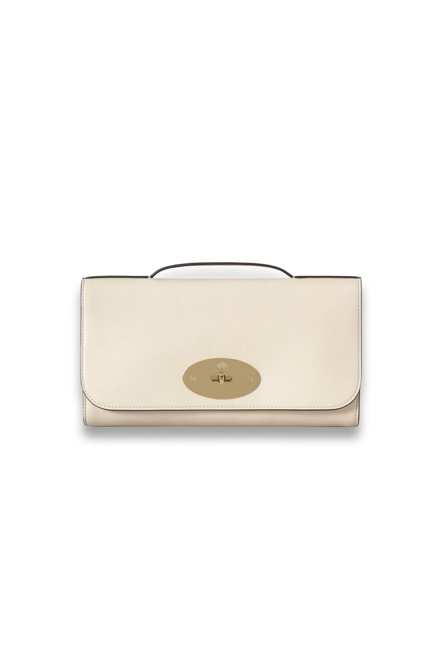 Lily Clutch Eggshell Buttery Nappa
