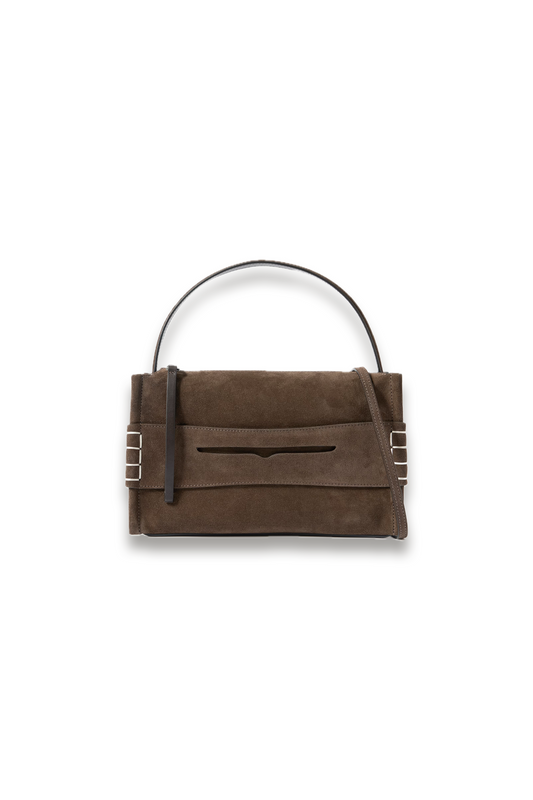 Loafer Suede Shoulder Bag