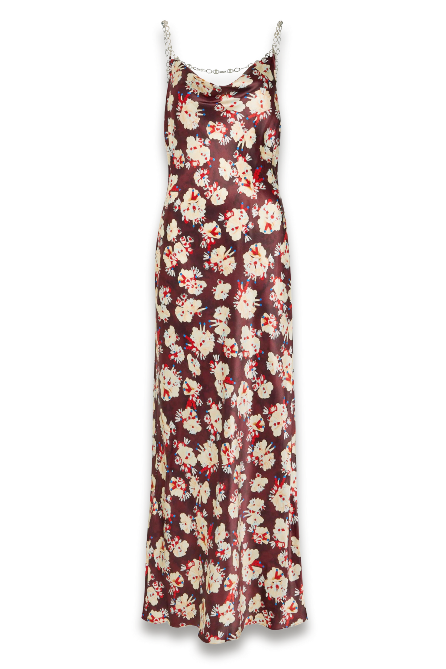 Floral-print Silk Maxi Dress