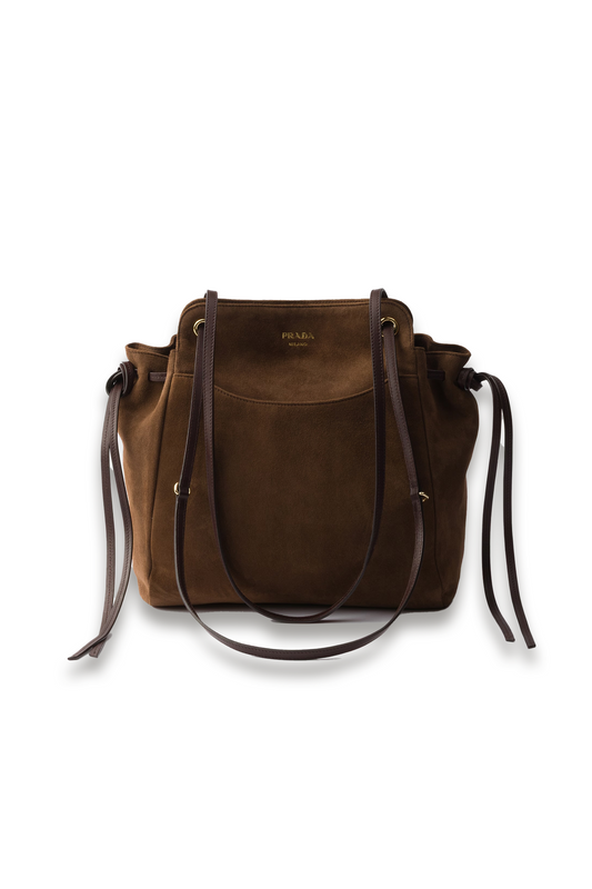 Carry Medium Suede Tote Bag