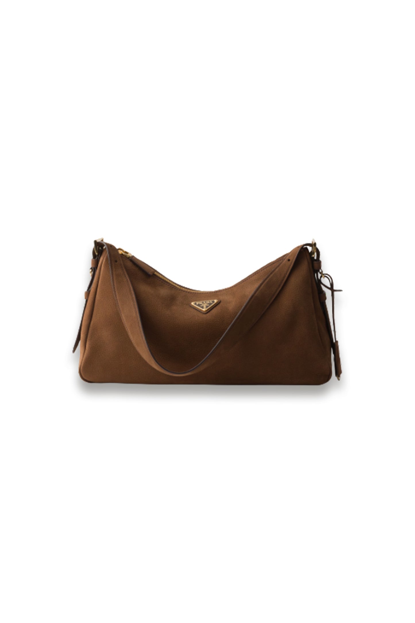 Aimée Large Nubuck Leather Shoulder Bag
