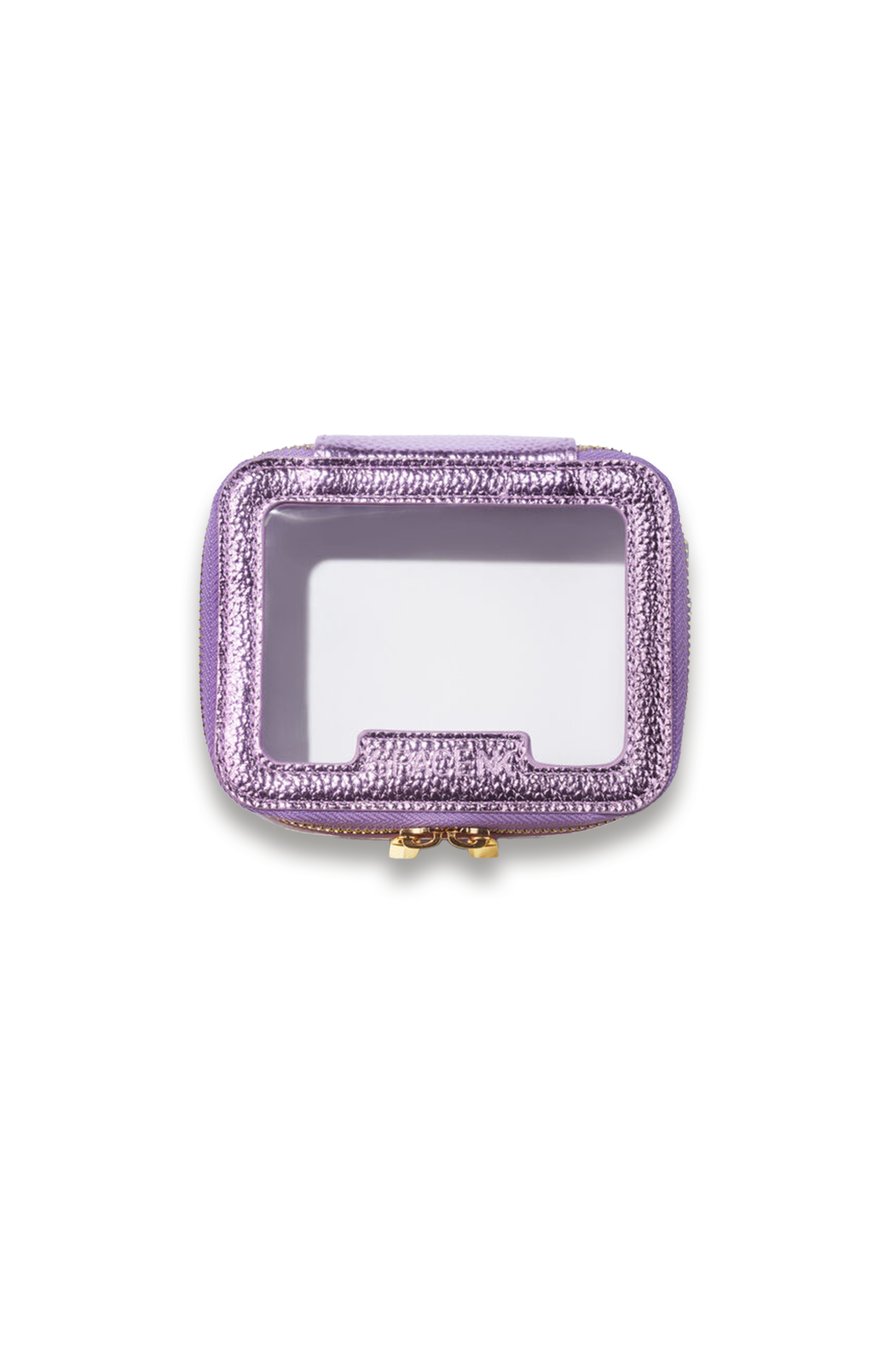 Mini Travel Bag in Metallic Purple