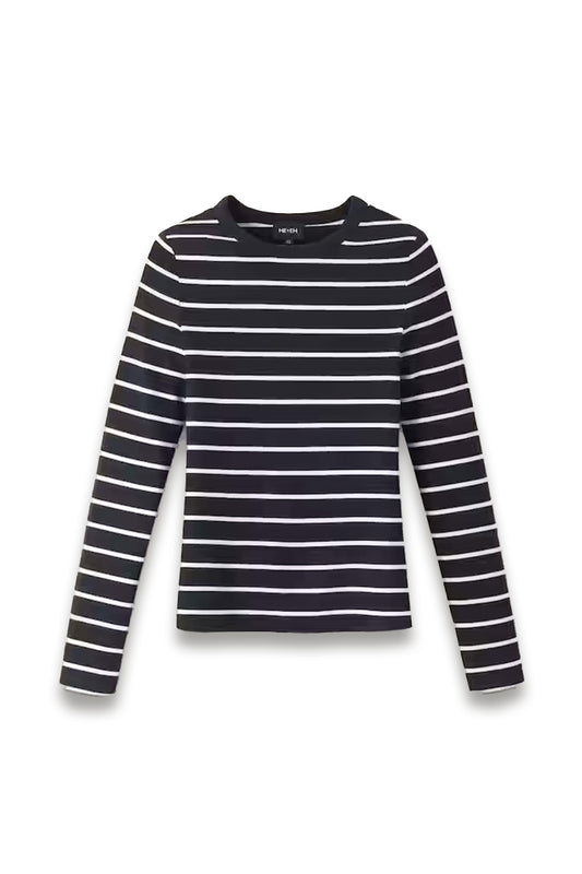 Perfect Striped Basic Top
