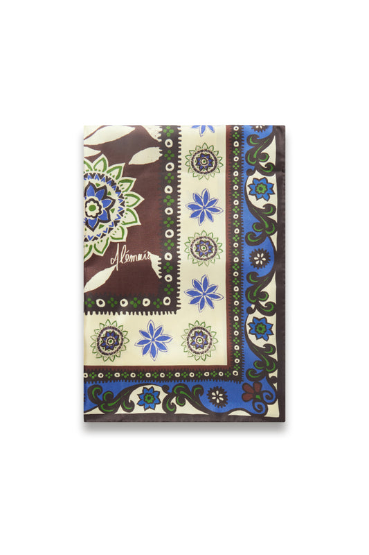 Jasper Printed Silk-twill Scarf