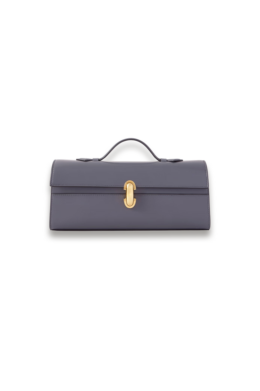 Slim Symmetry Leather Tote
