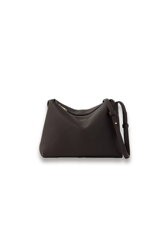 Lina Medium Textured-leather Shoulder Bag