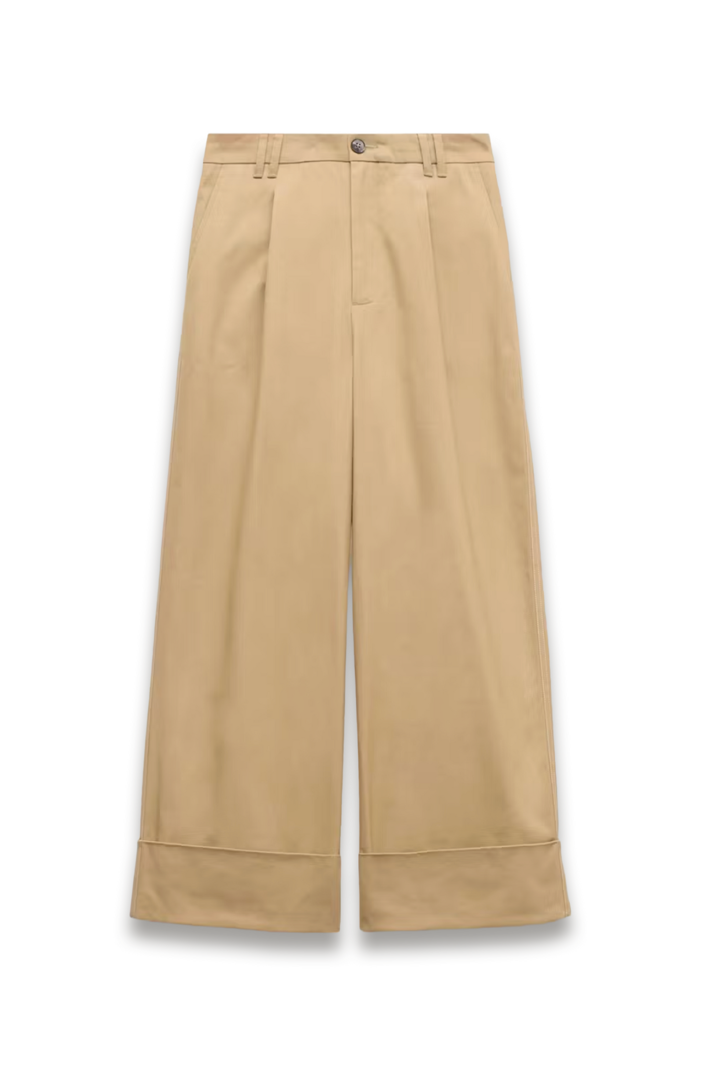 Tori Turn Up Wide Leg Trousers