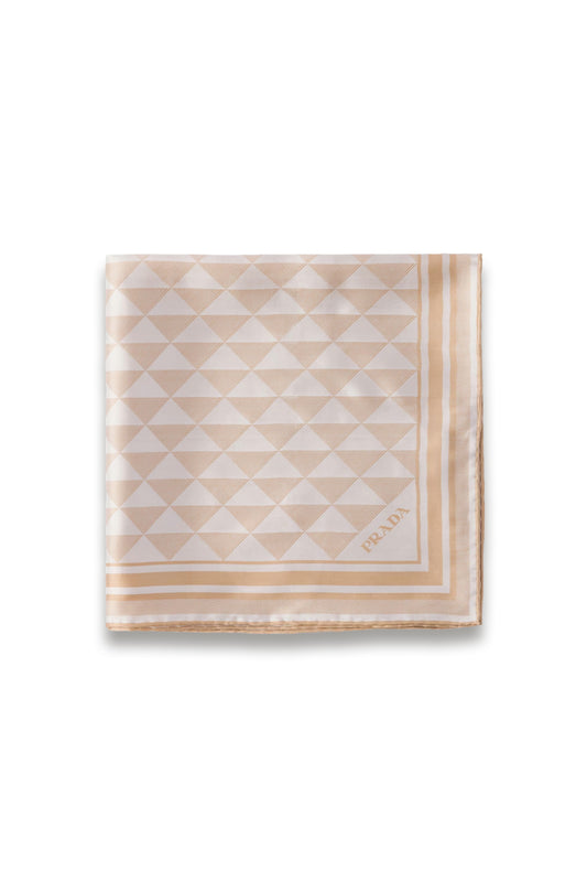 Jacquard Silk Scarf 55