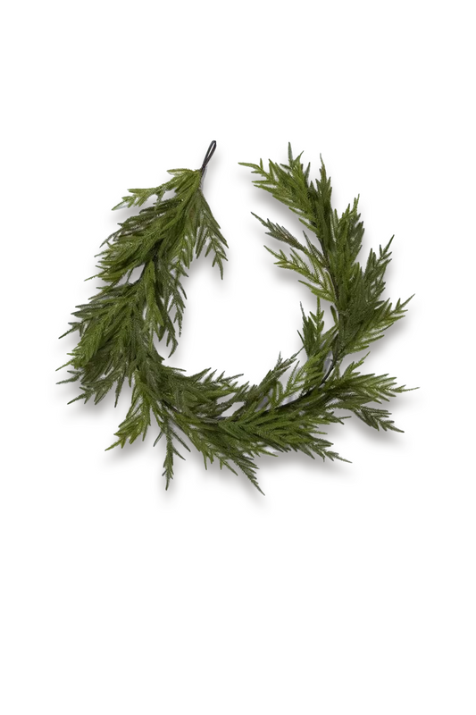Plain Green Garland, L180cm