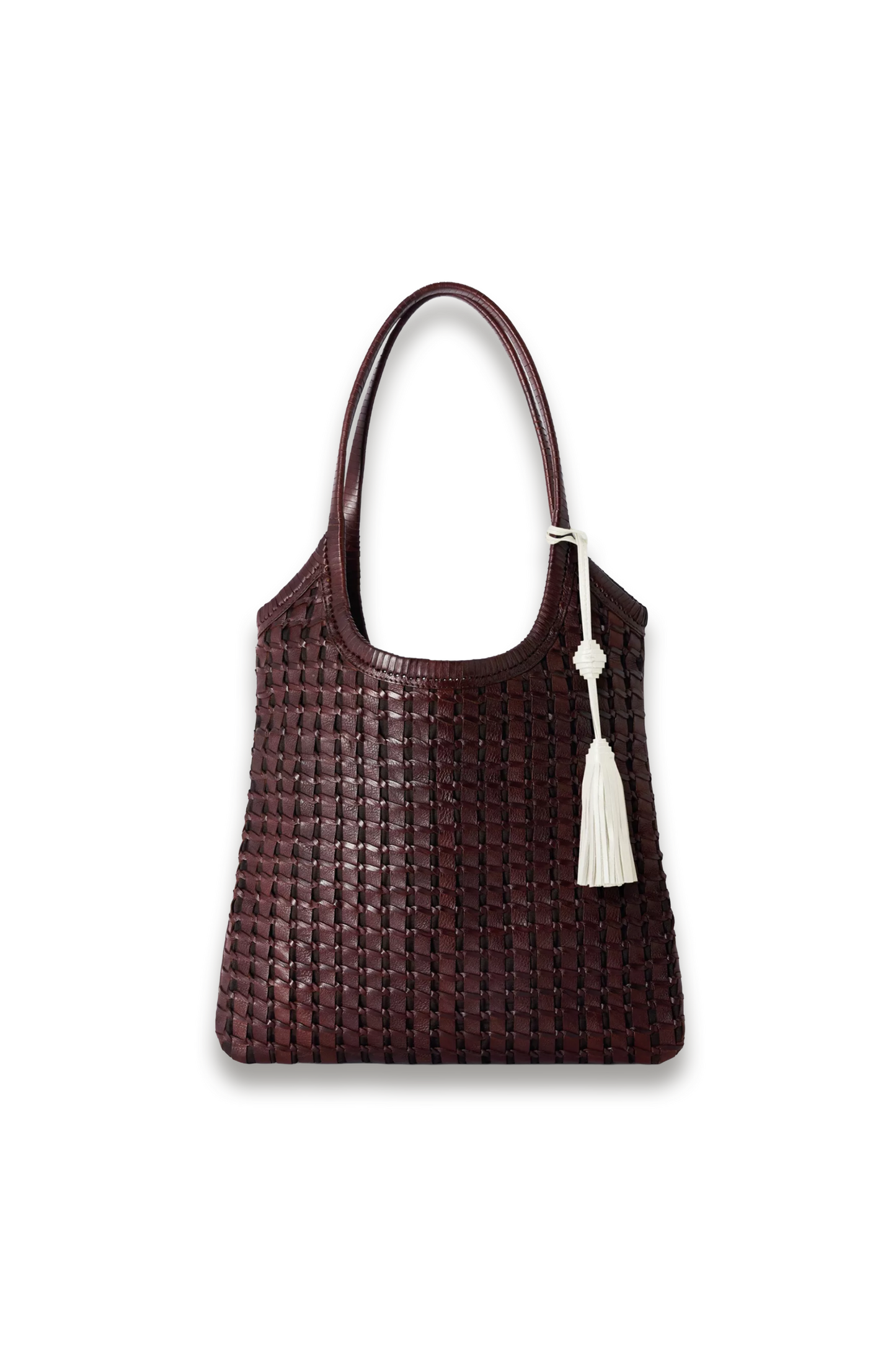 Woven Leather Shoulder Bag