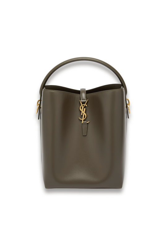 Le 37 Small Leather Bucket Bag