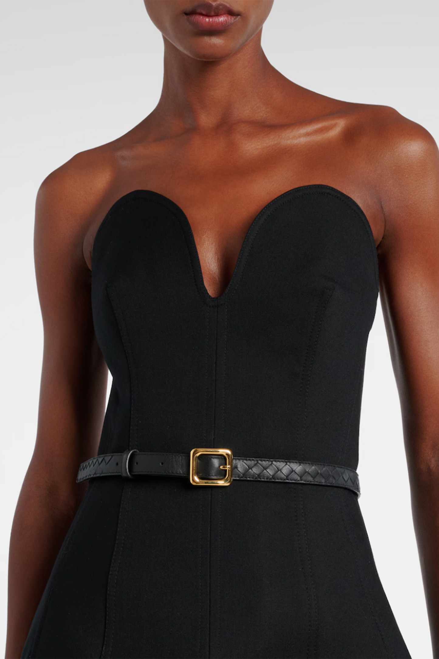 Intrecciato Leather Belt