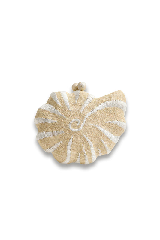 Kahala Raffia Clutch Bag