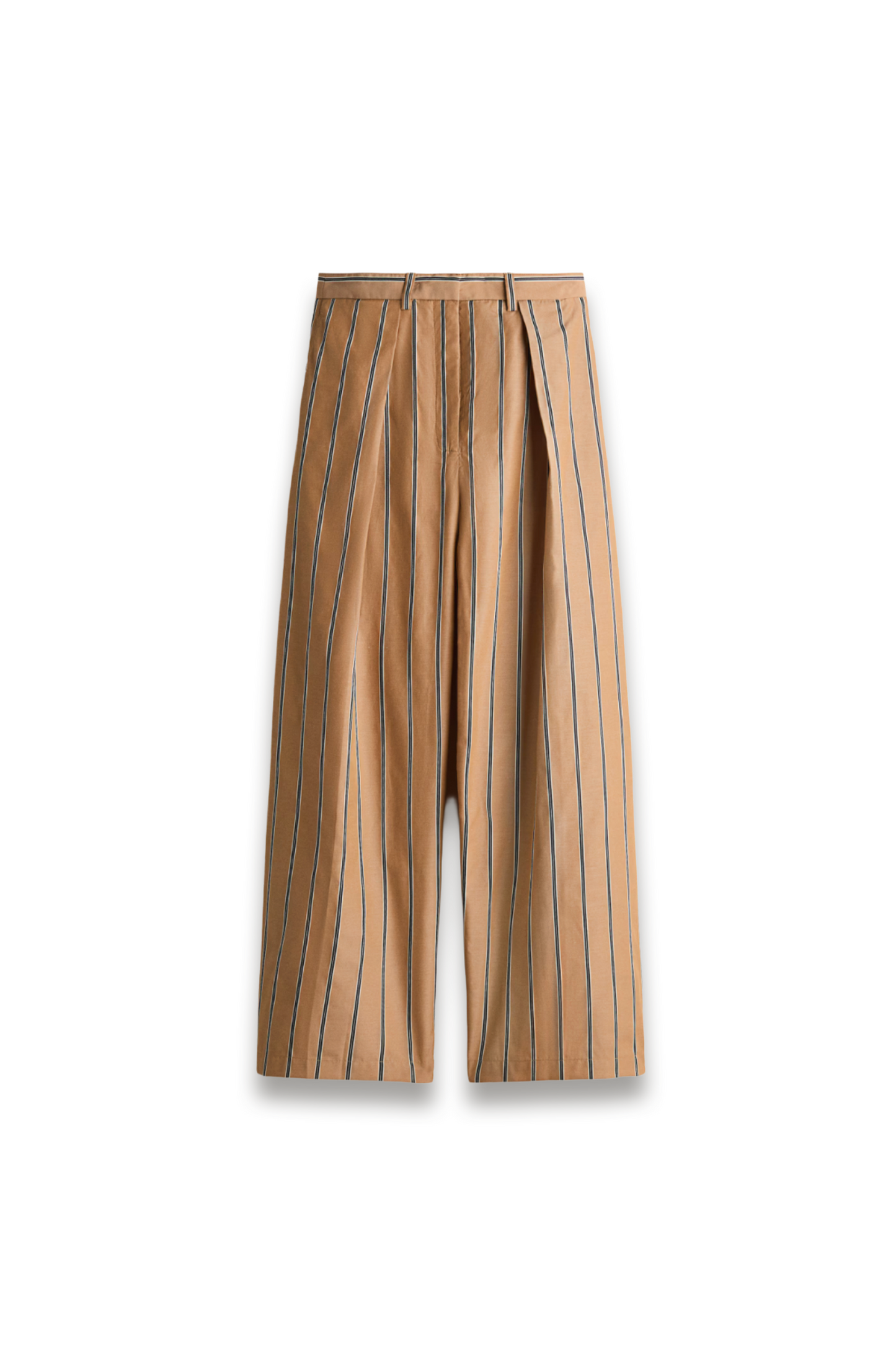 Wide Wrap-Detail Trousers