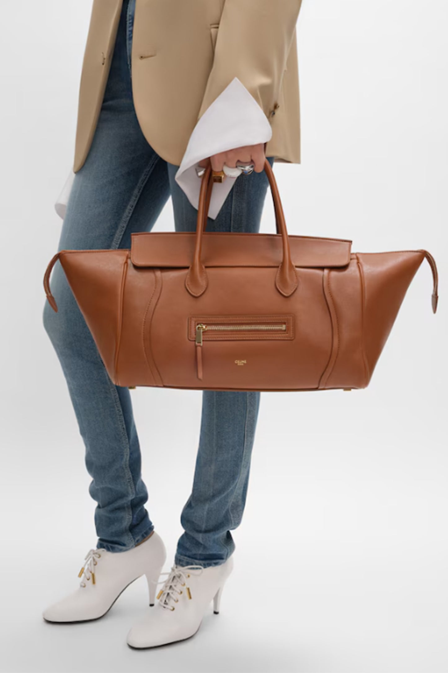 Luggage in Supple Shiny Lambskin