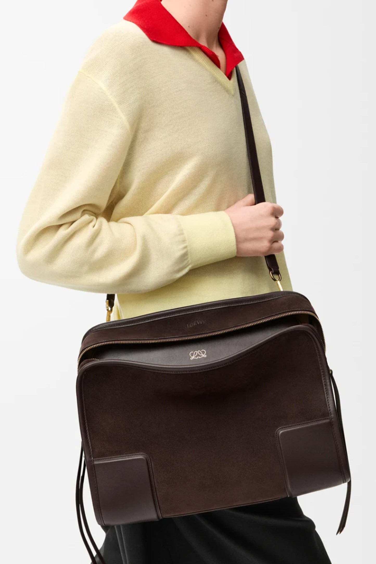 Large Amazona 180 Bag in Suede