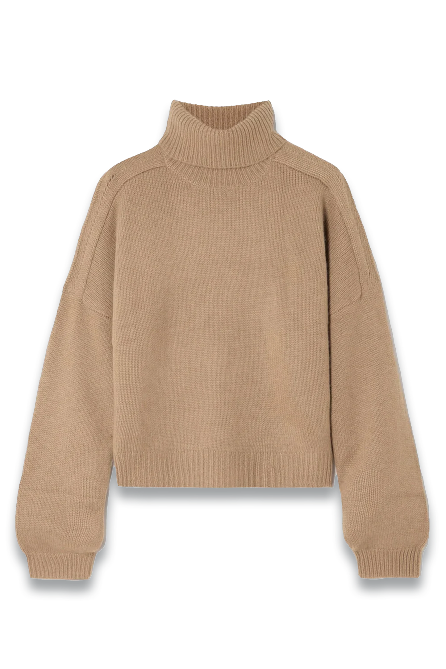 Bangkok Ribbed Organic Cashmere Turtleneck Sweater