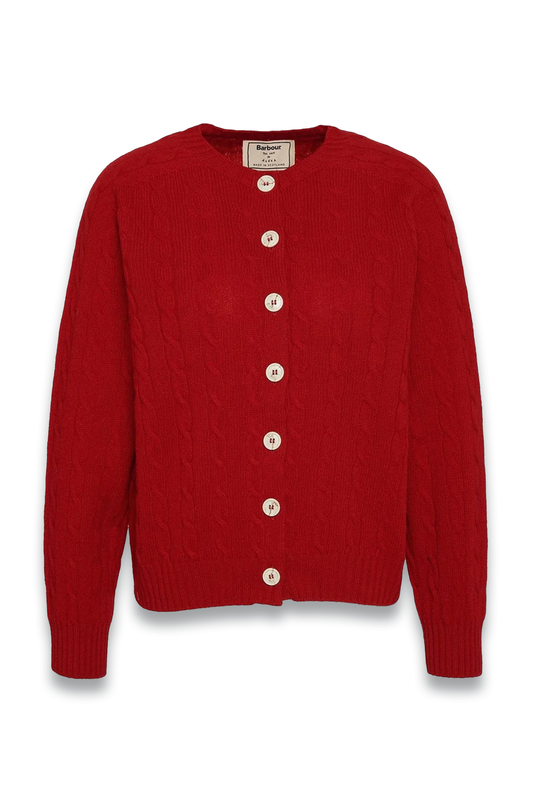The Edit by Alexa Chung Gail Cable-Knit Cardigan