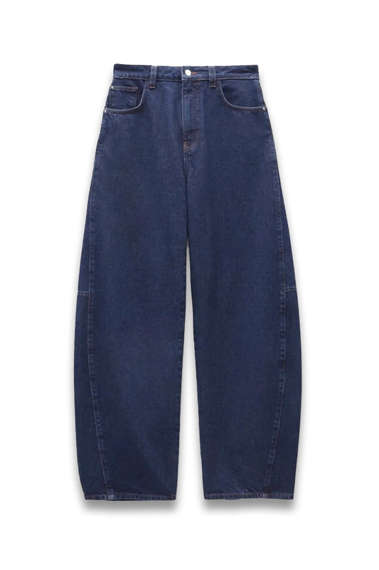 Bree Horseshoe Barrel-leg Jeans