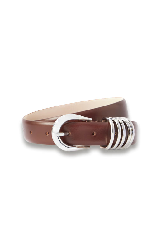 Hollyhock Leather Belt