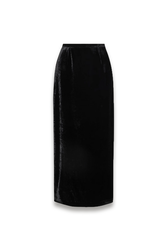 Velvet Maxi Skirt