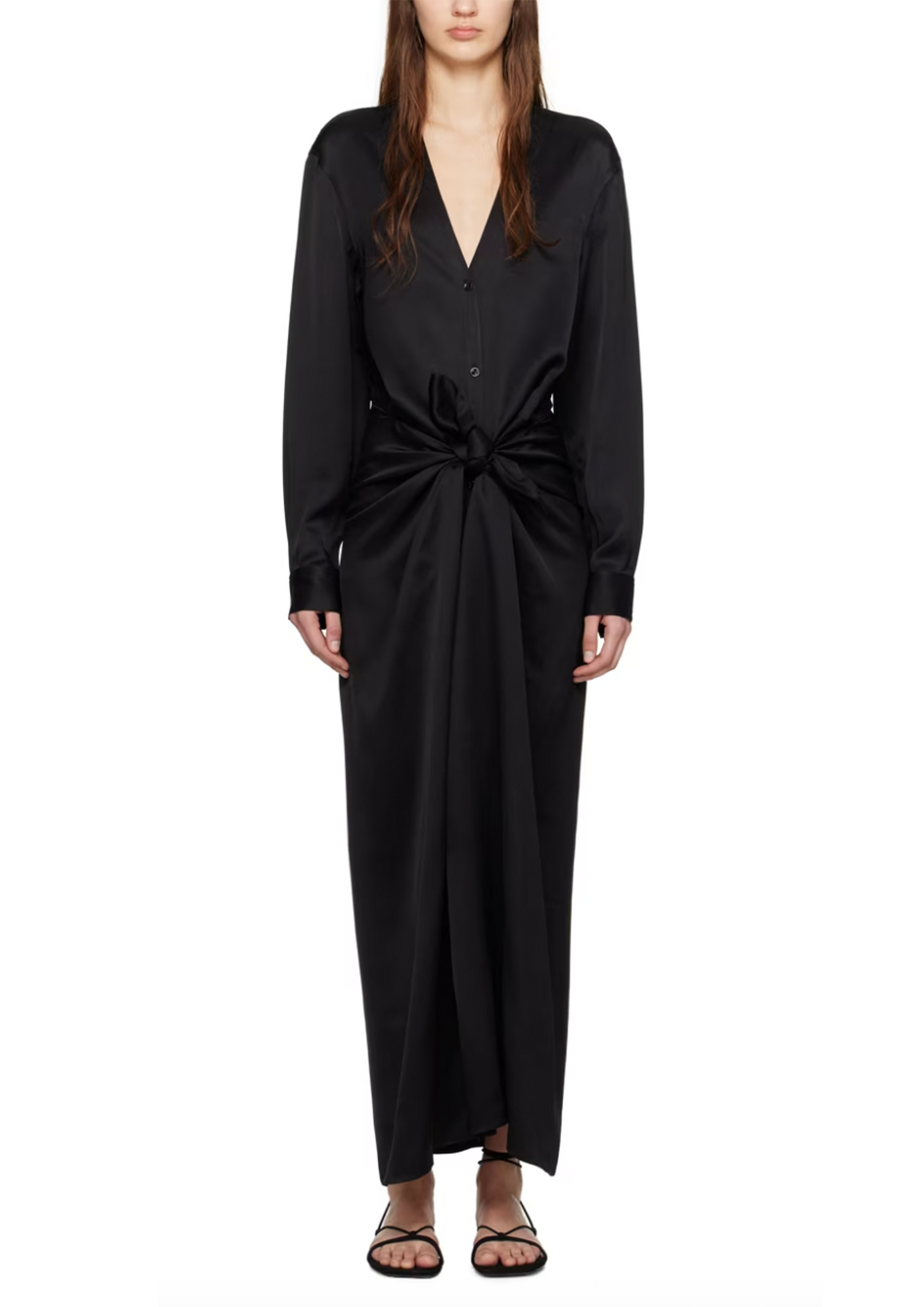 Black Knot Maxi Dress