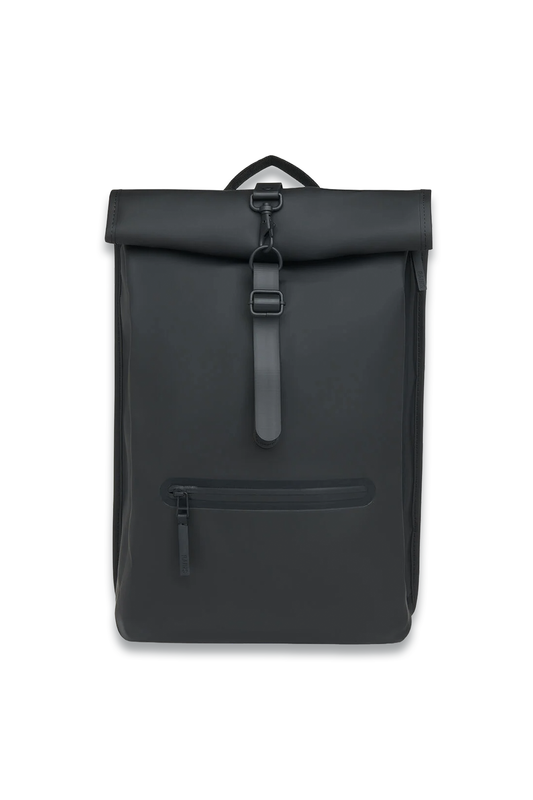 Black Rains Roll Top Backpack