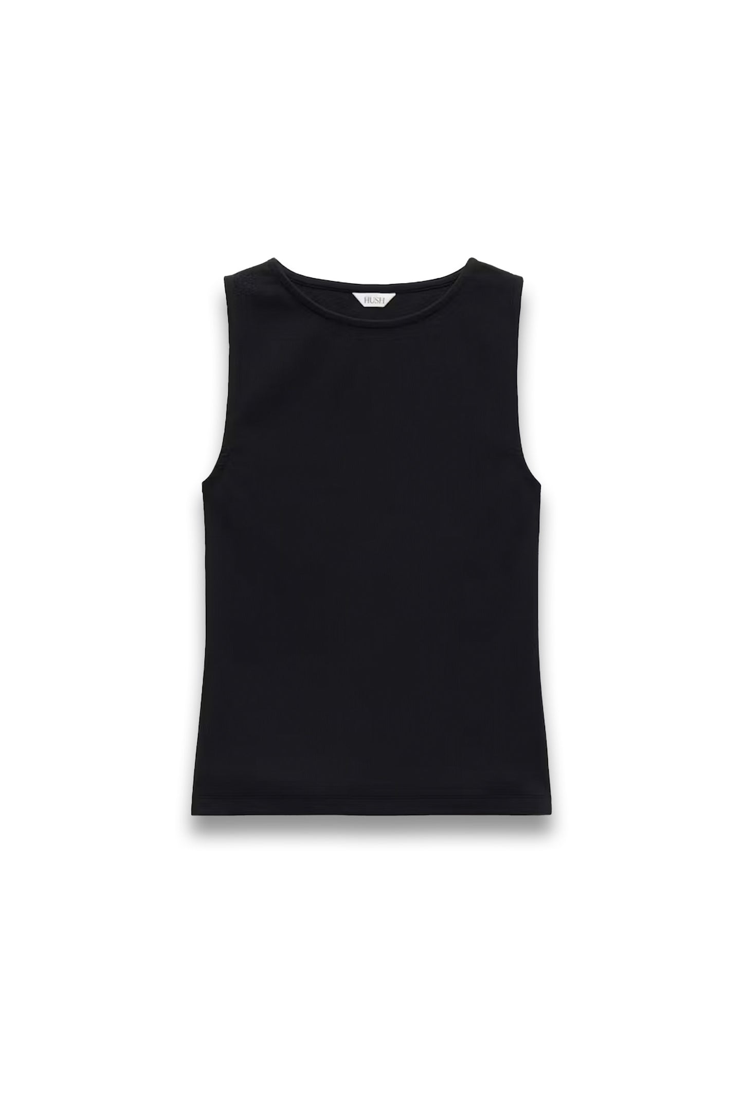 Micah Boat Neck Cotton Ribbed Vest